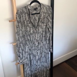 Target Who What Wear printed shirt dress S EUC